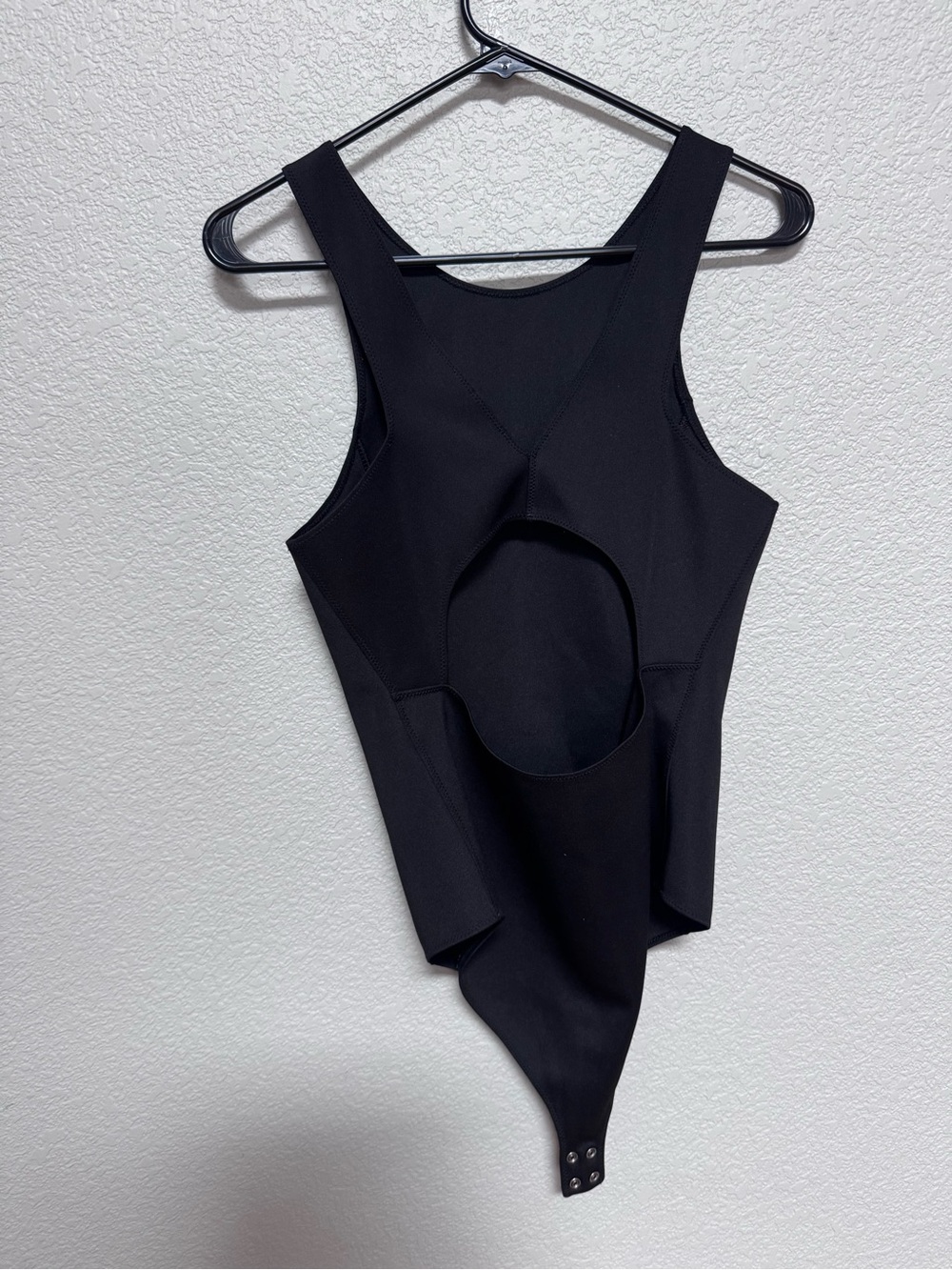 Polo Ralph Lauren Cutout Back Sleeveless Bodysuit Black Women’s M Capsule